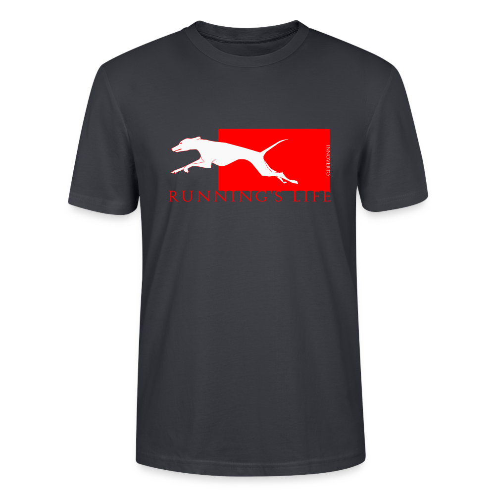 T-shirt bio Homme - bleu gris foncé