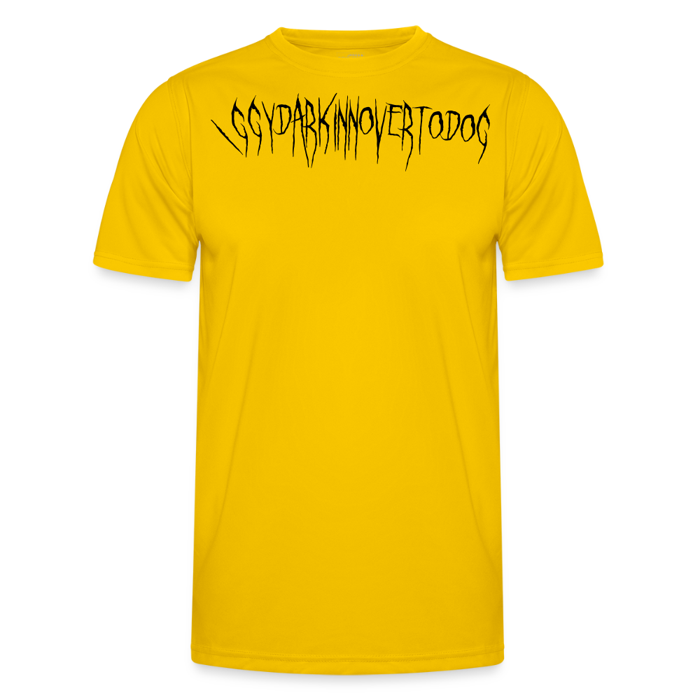 T-shirt sport Homme - jaune d'œuf