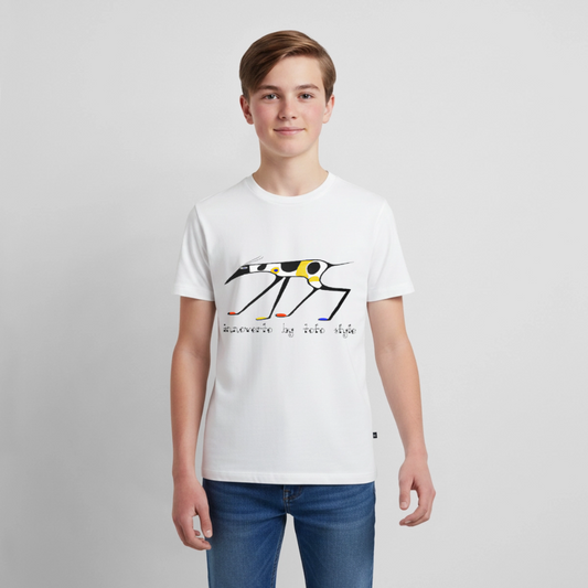 T-shirt Premium Ado - blanc