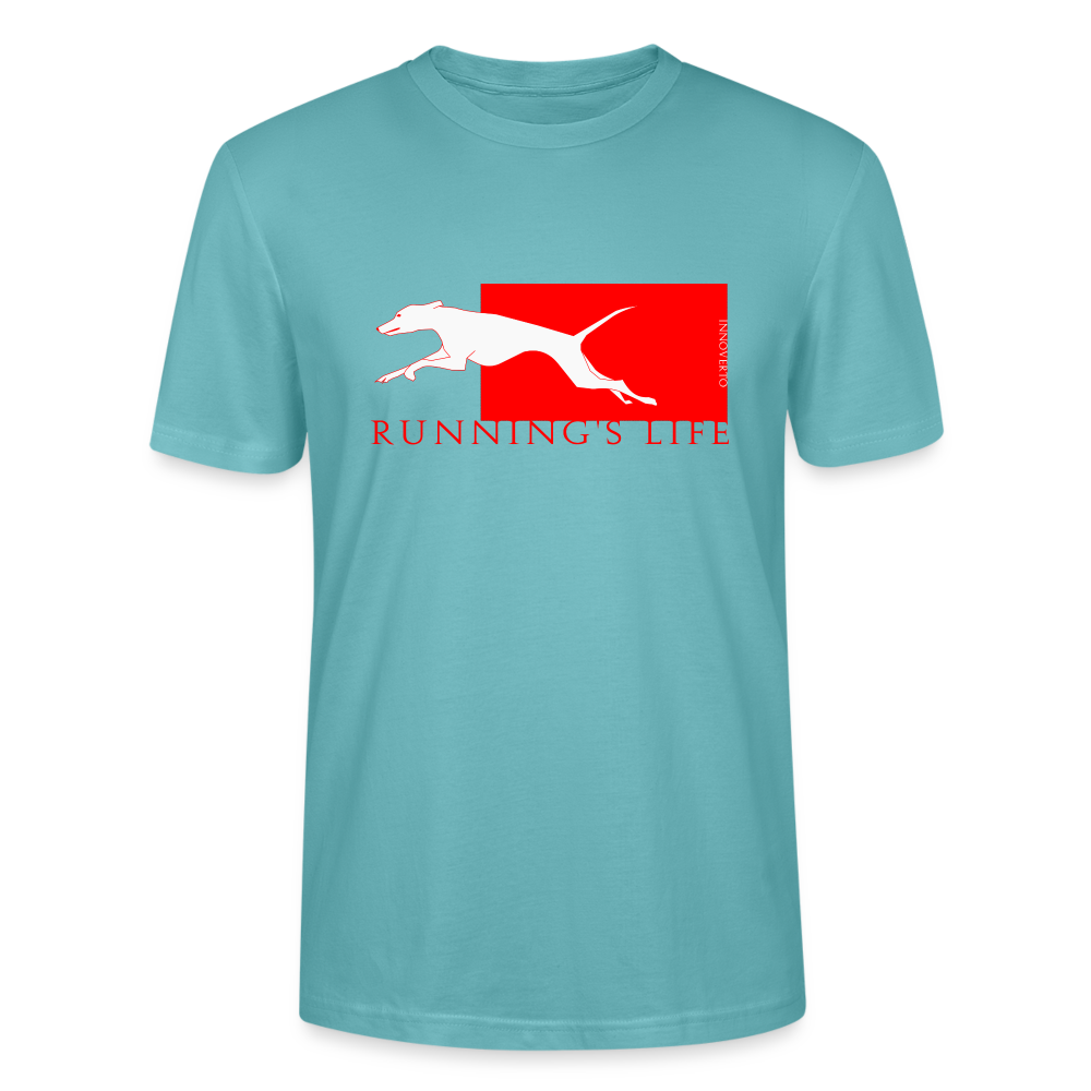 T-shirt bio Homme - turquoise pastel
