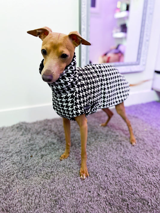 Manteau Pied de coq petit lévrier italien