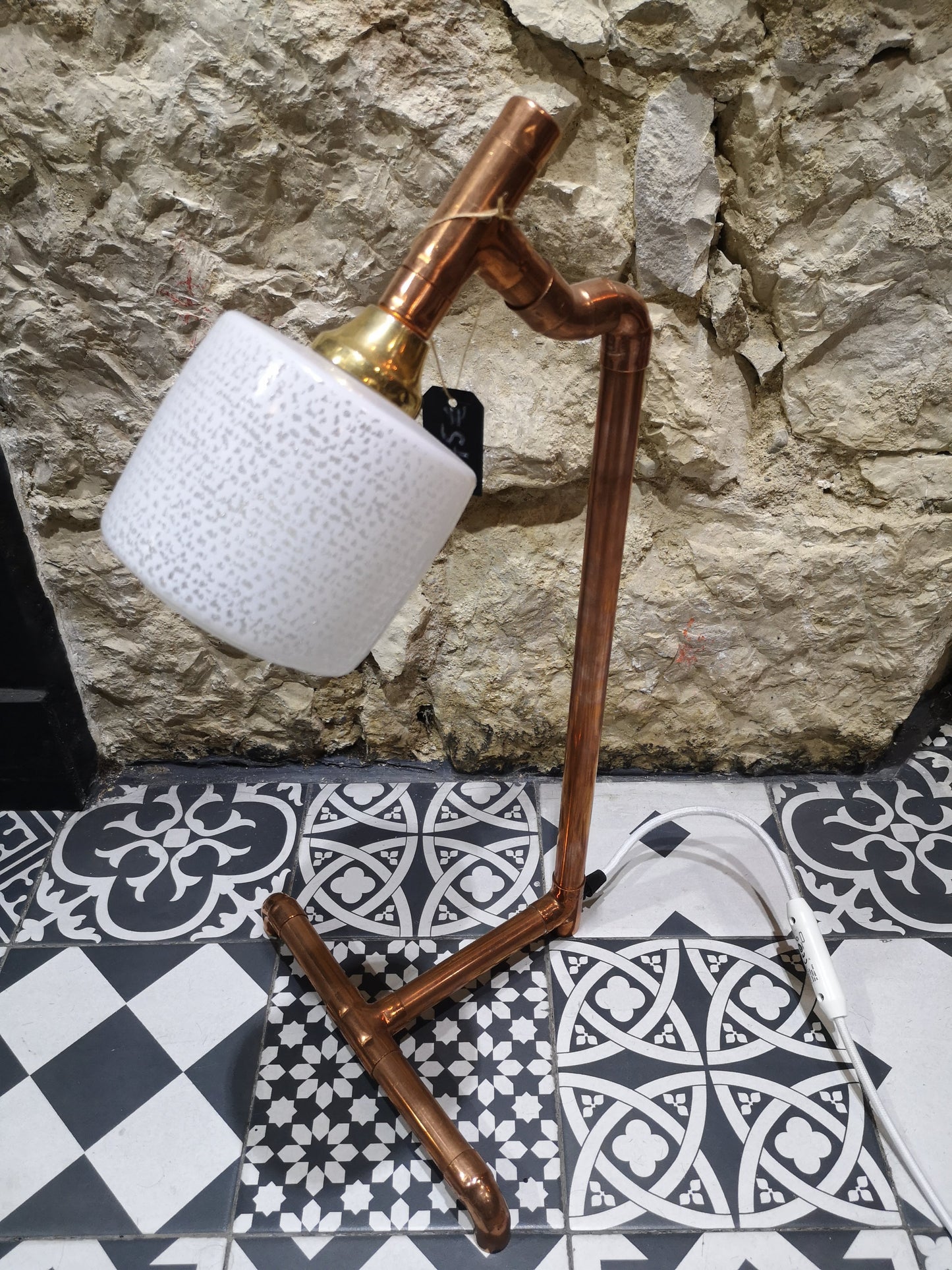 luminaire cuivre design création française