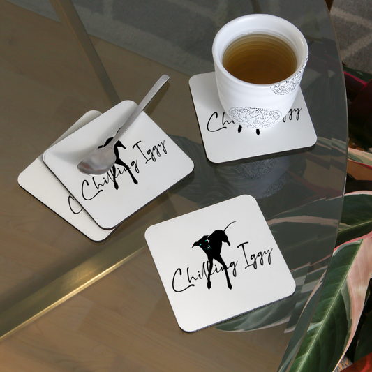 Dessous de verre (lot de 4) - blanc