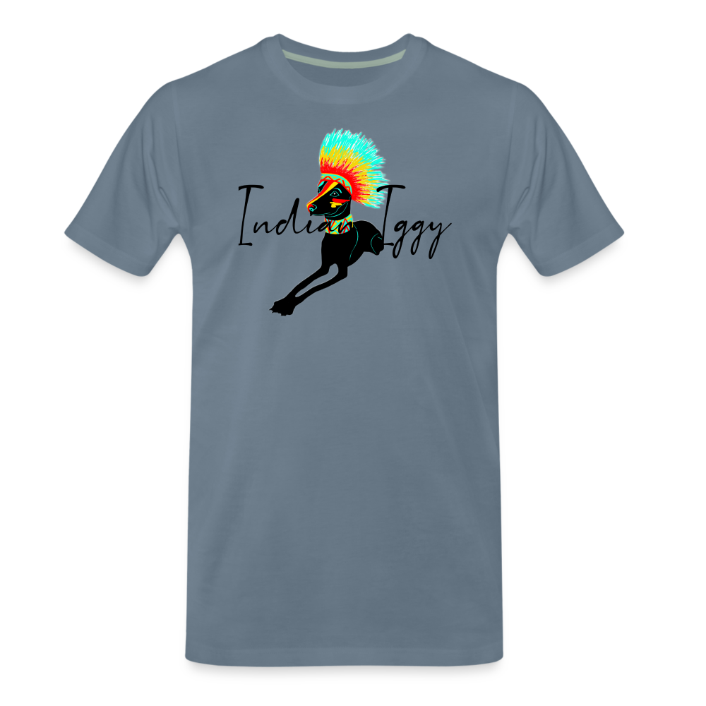T-shirt Indian Iggy - gris bleu