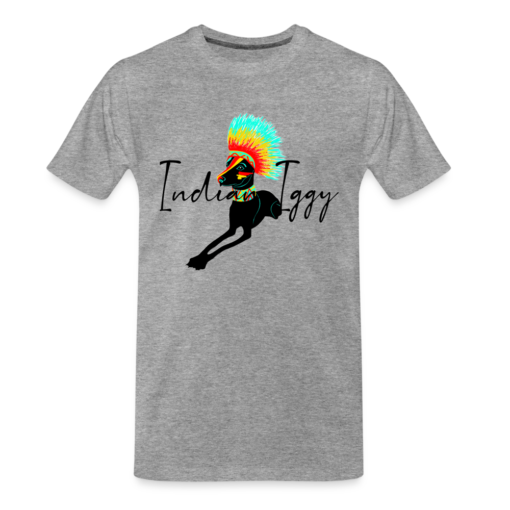 T-shirt Indian Iggy - gris chiné