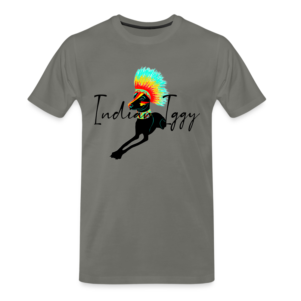 T-shirt Indian Iggy - asphalte