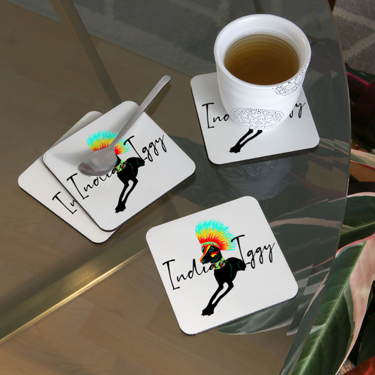 Dessous de verre (lot de 4) - blanc