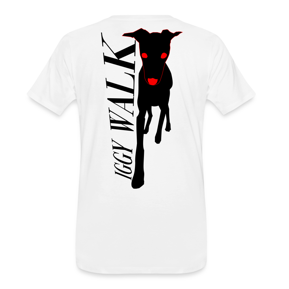 T-shirt Iggy walk - blanc
