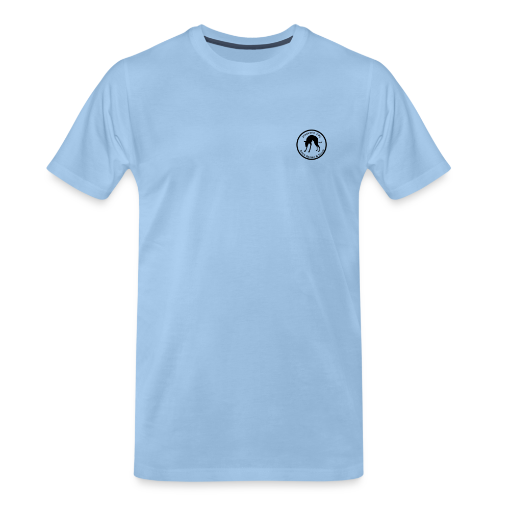 T-shirt Iggy walk - ciel
