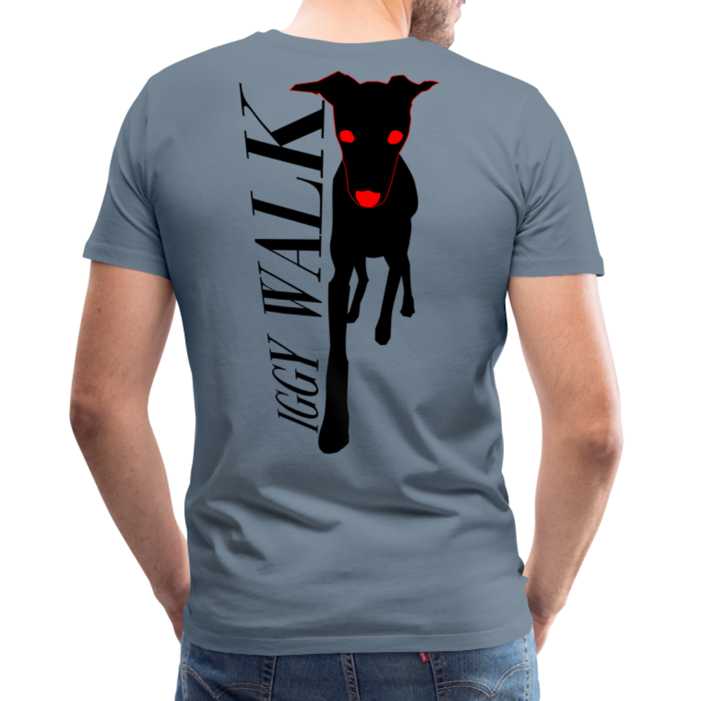 T-shirt Iggy walk - gris bleu