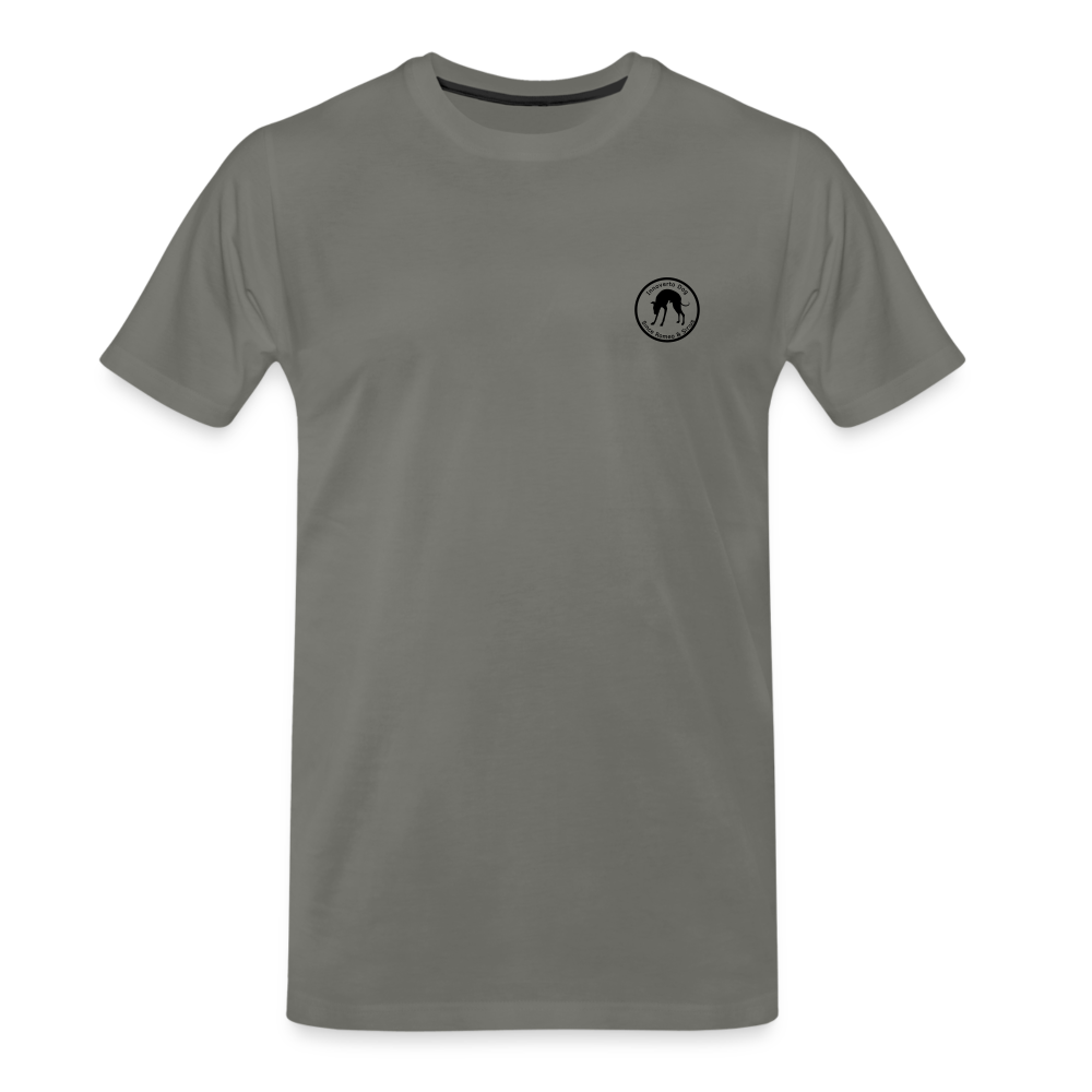 T-shirt Iggy walk - asphalte