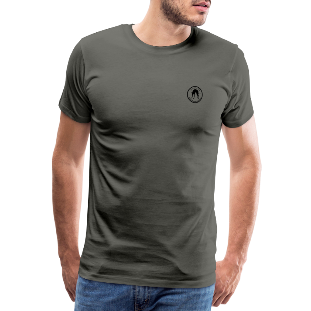 T-shirt Iggy walk - asphalte