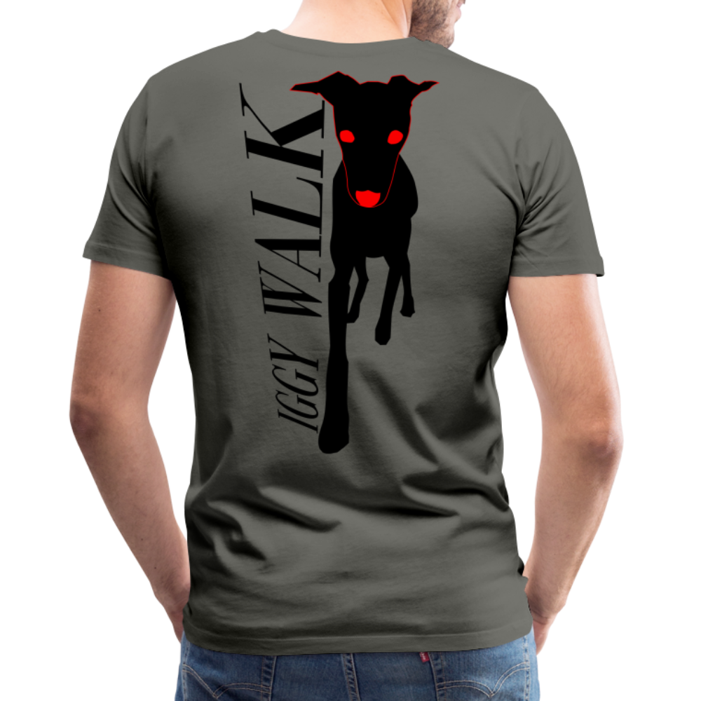 T-shirt Iggy walk - asphalte
