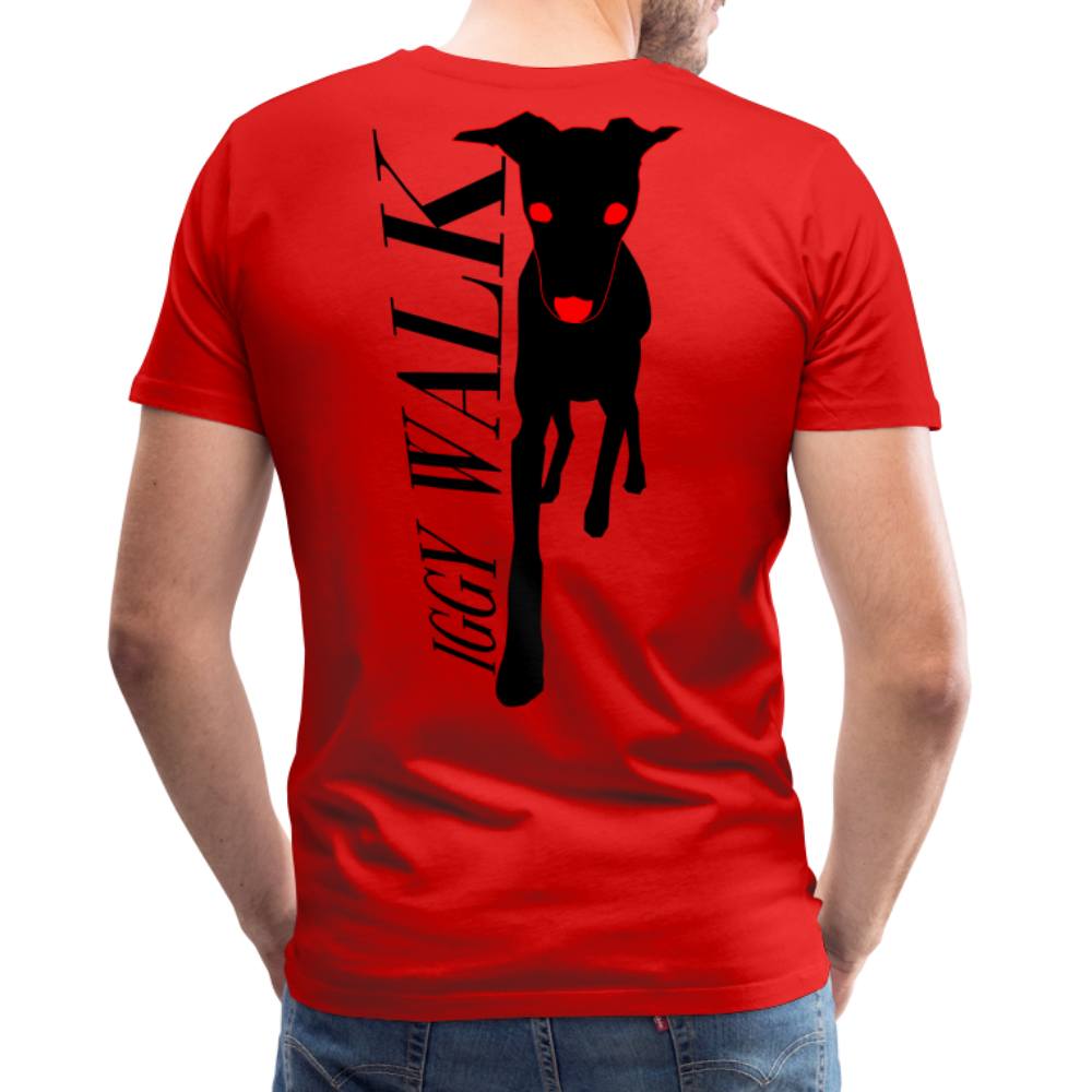 T-shirt Iggy walk - rouge