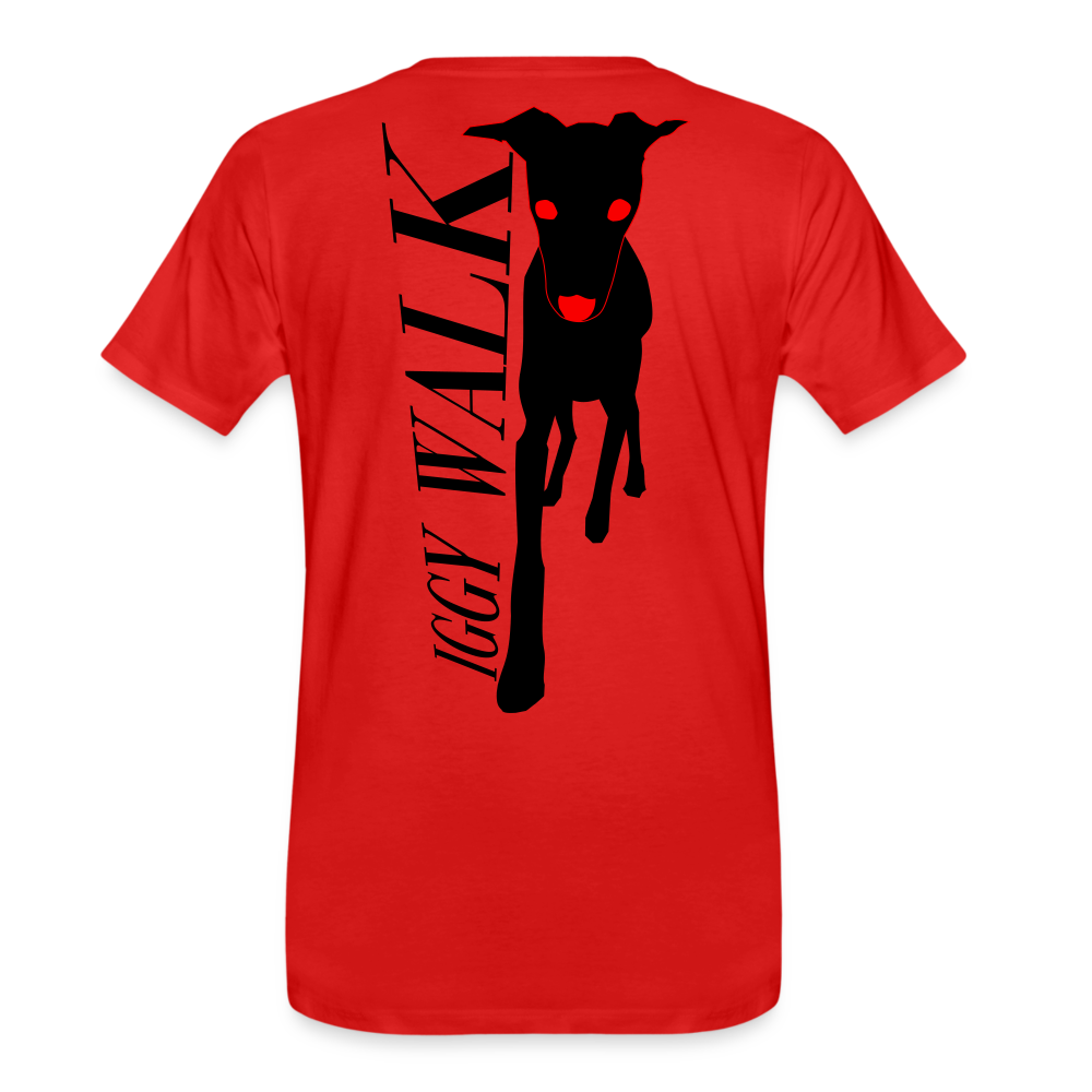T-shirt Iggy walk - rouge
