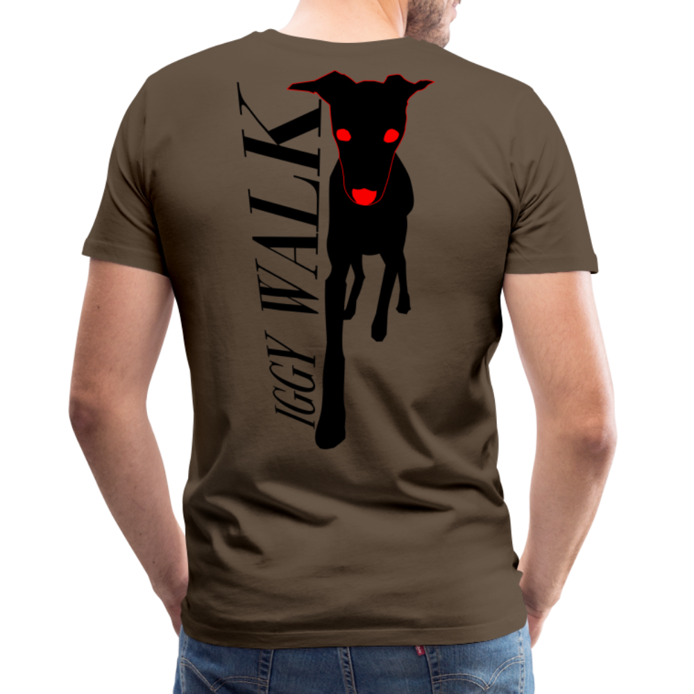 T-shirt Iggy walk - marron bistre