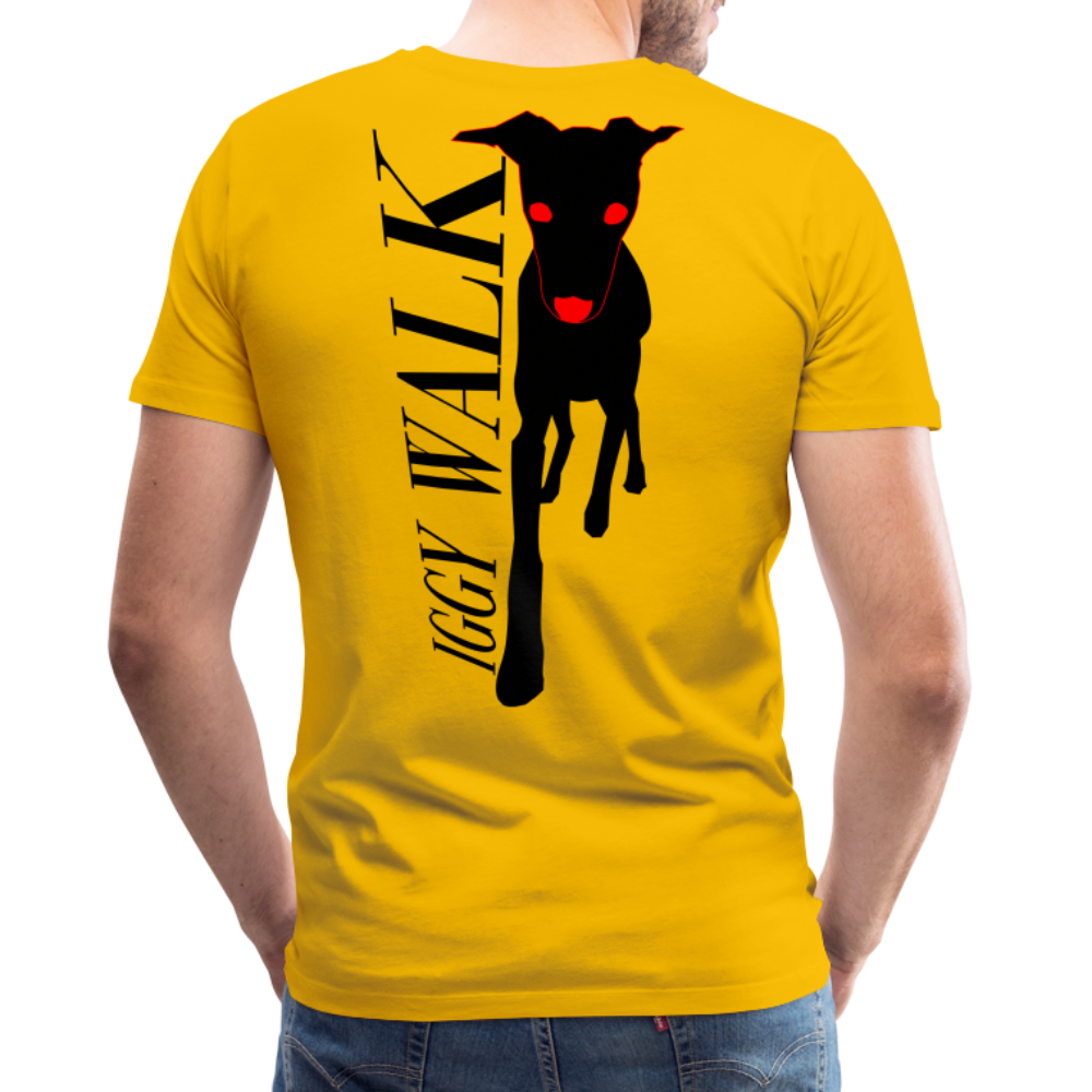 T-shirt Iggy walk - jaune soleil
