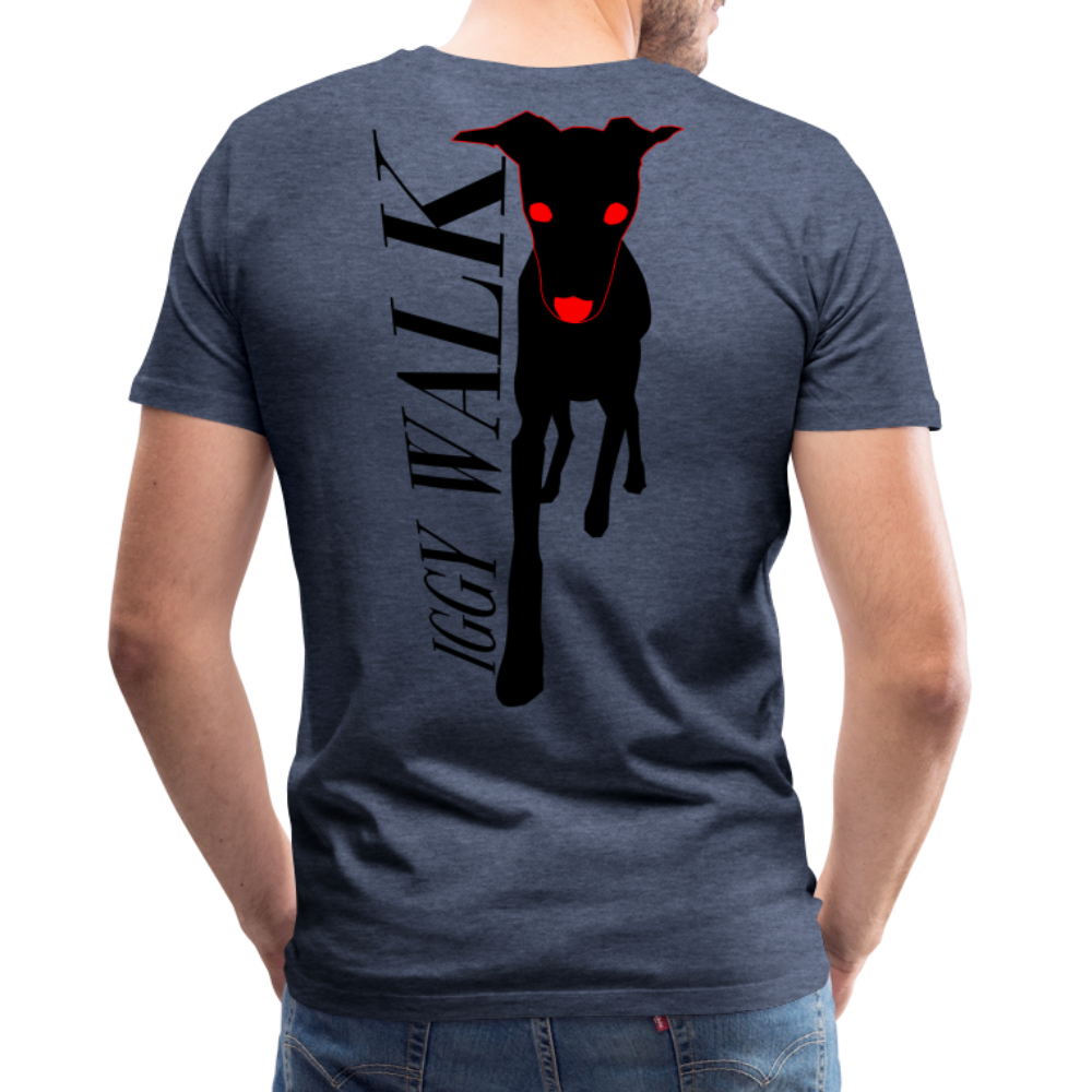 T-shirt Iggy walk - bleu chiné