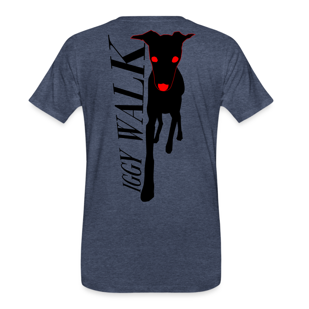 T-shirt Iggy walk - bleu chiné
