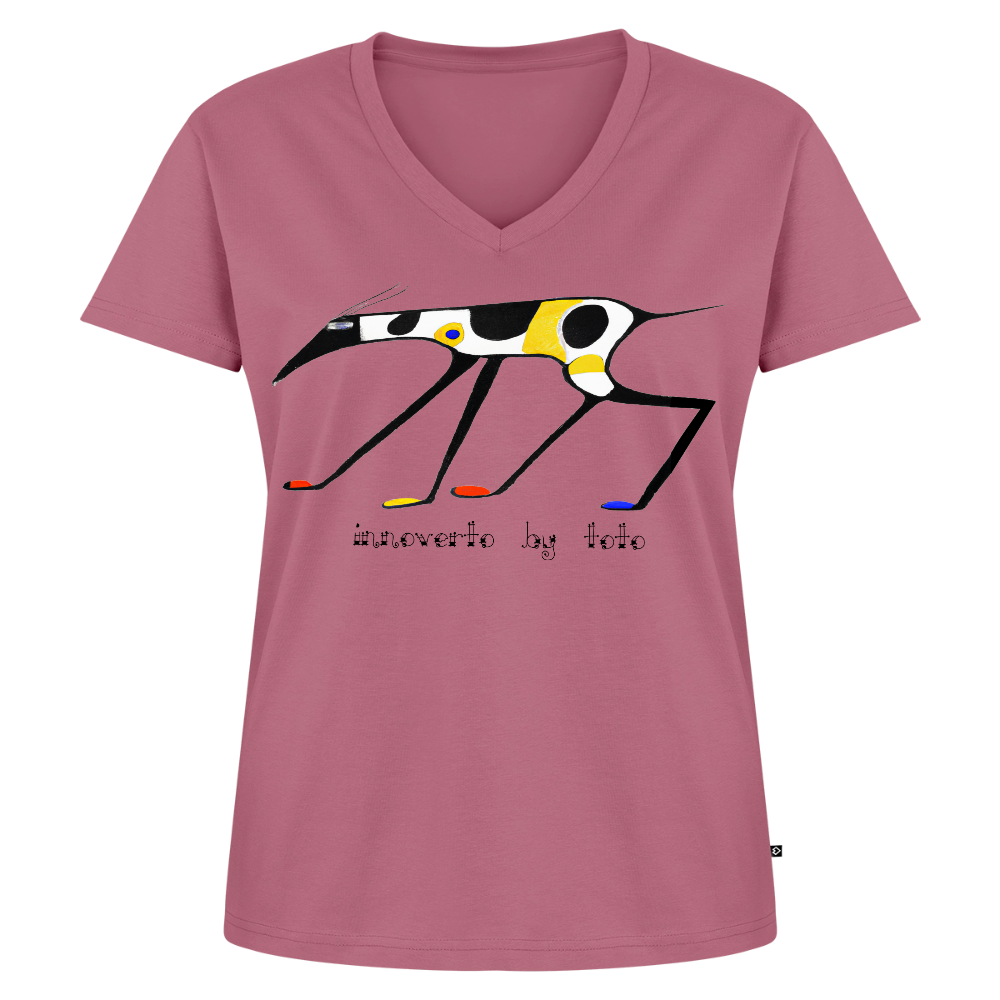 Lévrier by Toto - col V - mauve