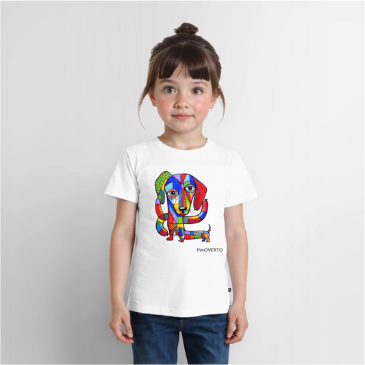Teckel - Toto - Enfant - blanc