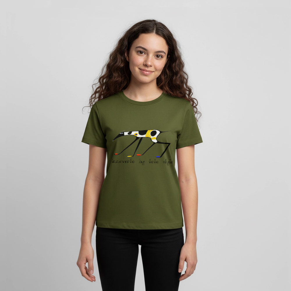 T-shirt Premium Ado - kaki