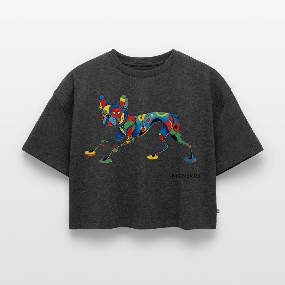 Bouledogue - Toto - Crop top - anthracite chiné