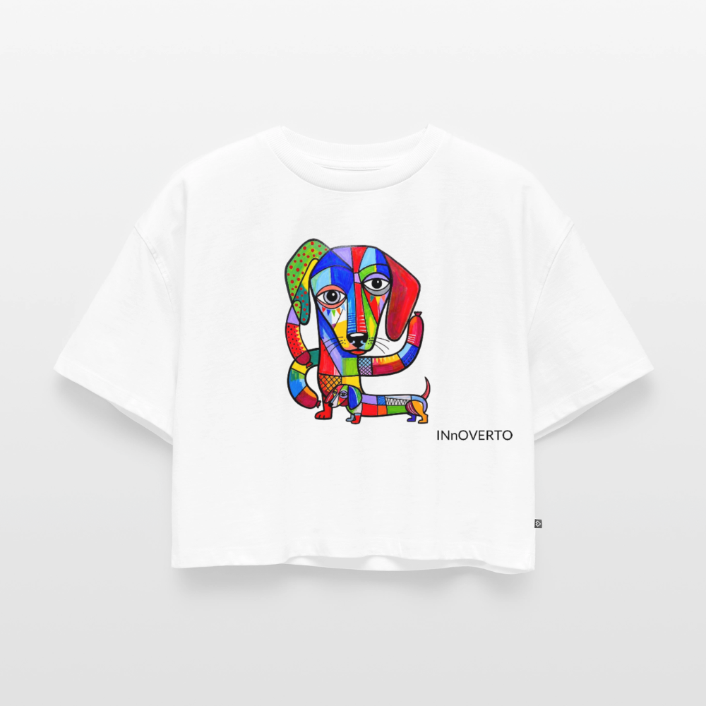 Teckel - Toto - Crop top - blanc