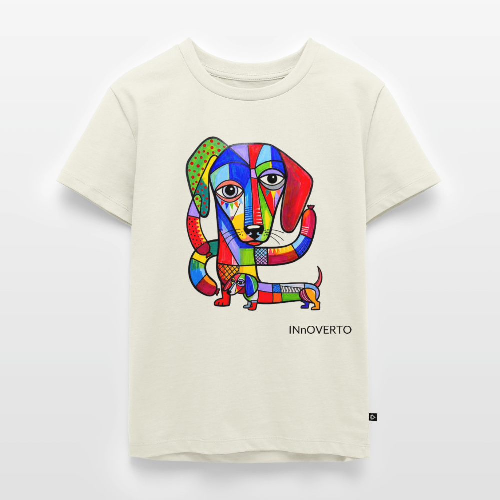 Teckel - Toto - Enfant - blanc cassé