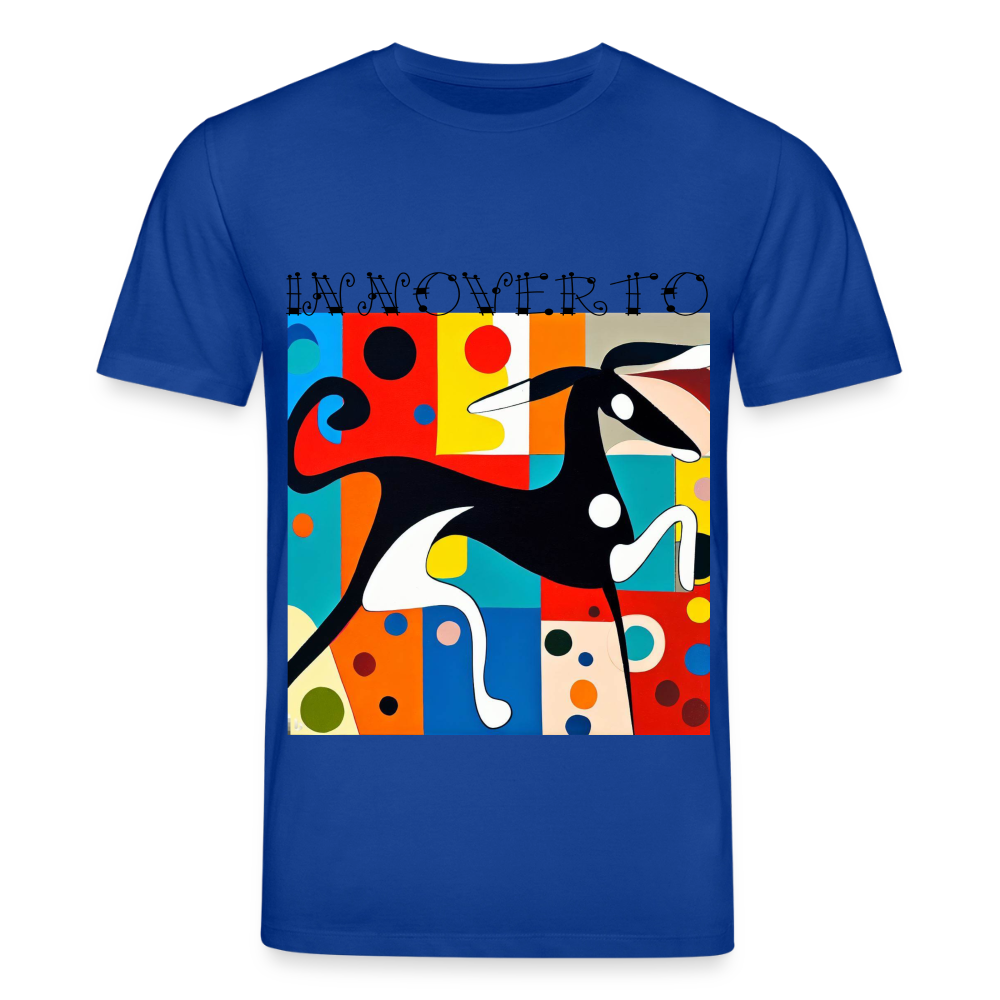 Lévrier graphique - Unisexe - bleu foncé