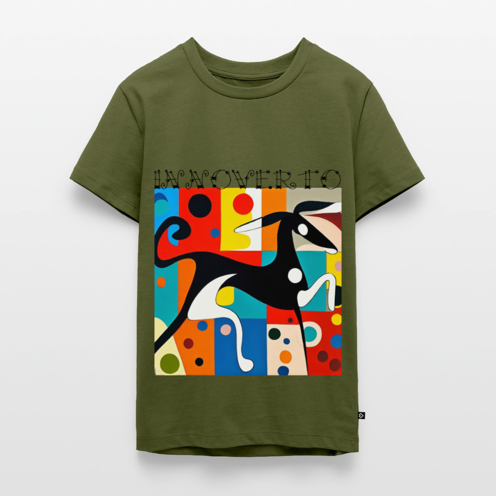 T-shirt Premium Ado - kaki