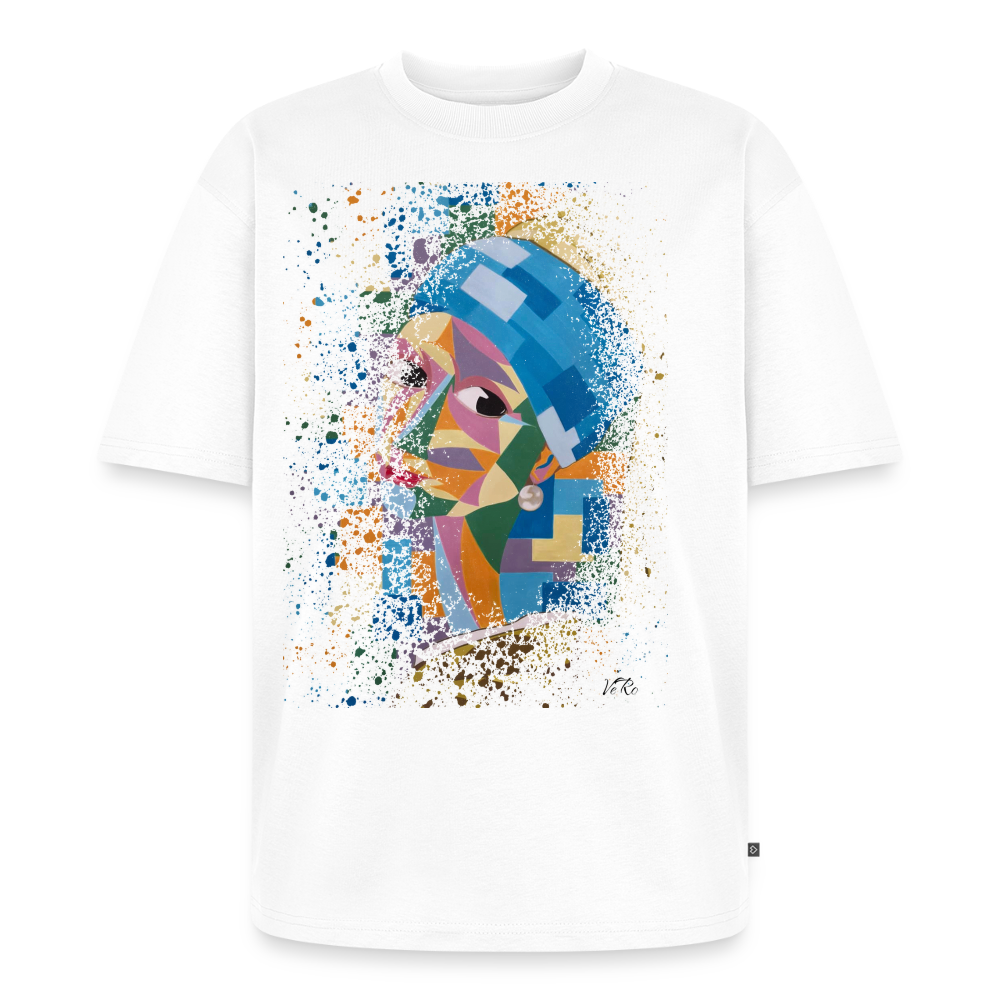 T-shirt Premium bio oversize Unisexe - blanc