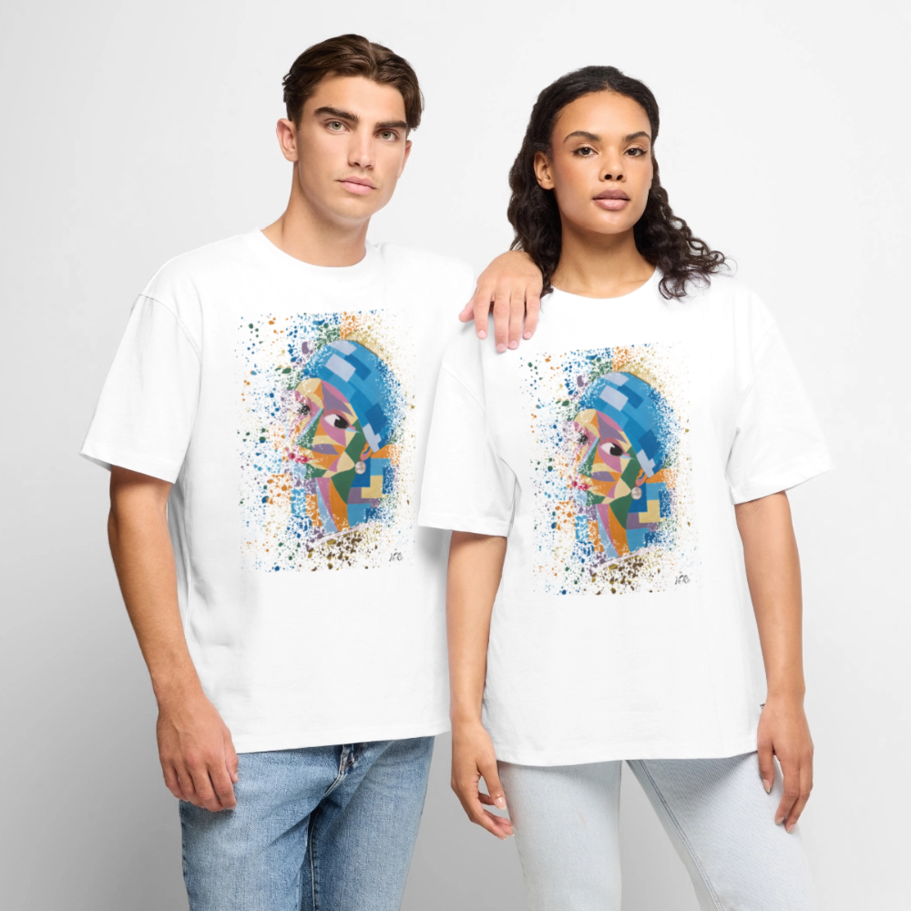 T-shirt Premium bio oversize Unisexe - blanc