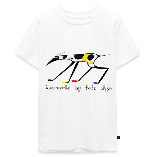 T-shirt Premium Ado - blanc