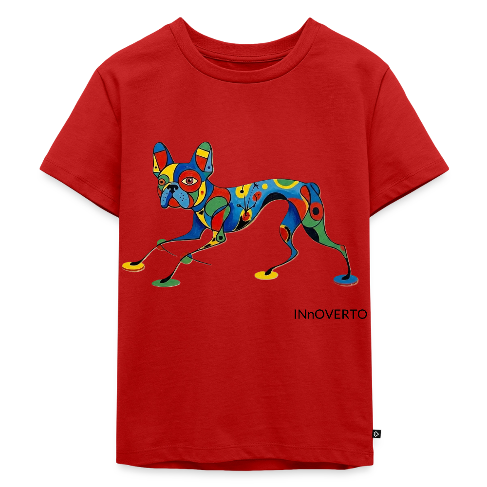 Bouledogue - Toto - Enfant - rouge