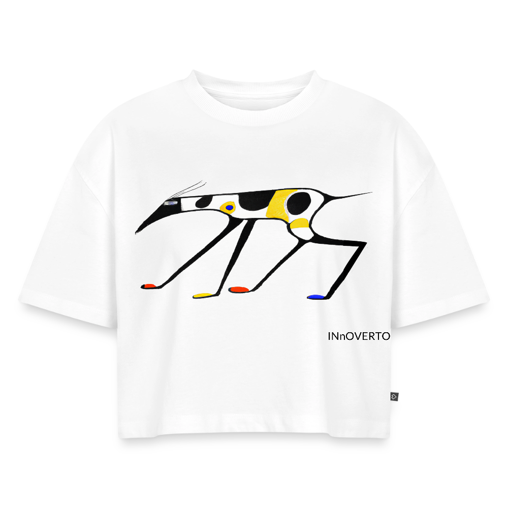 Lévrier - Toto - Crop top - blanc