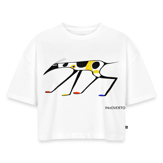 Lévrier - Toto - Crop top - blanc