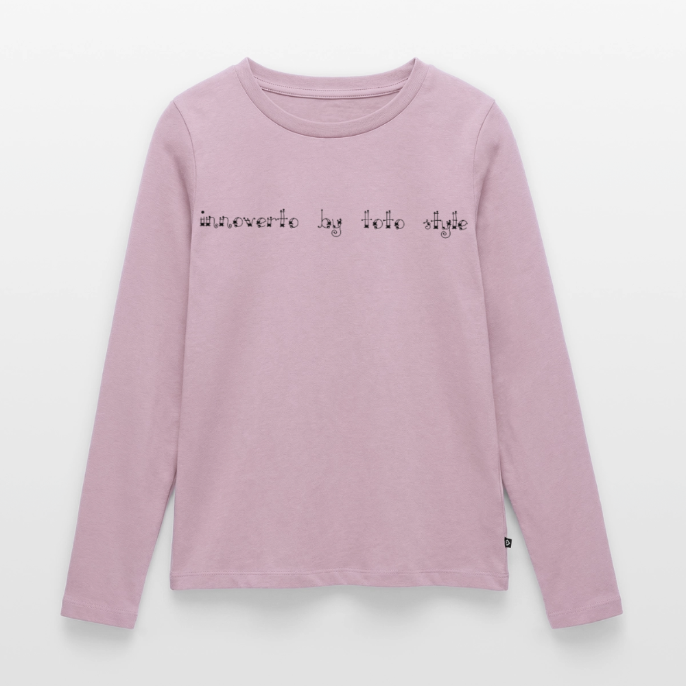 T-shirt manches longues Premium Femme - rose poudré