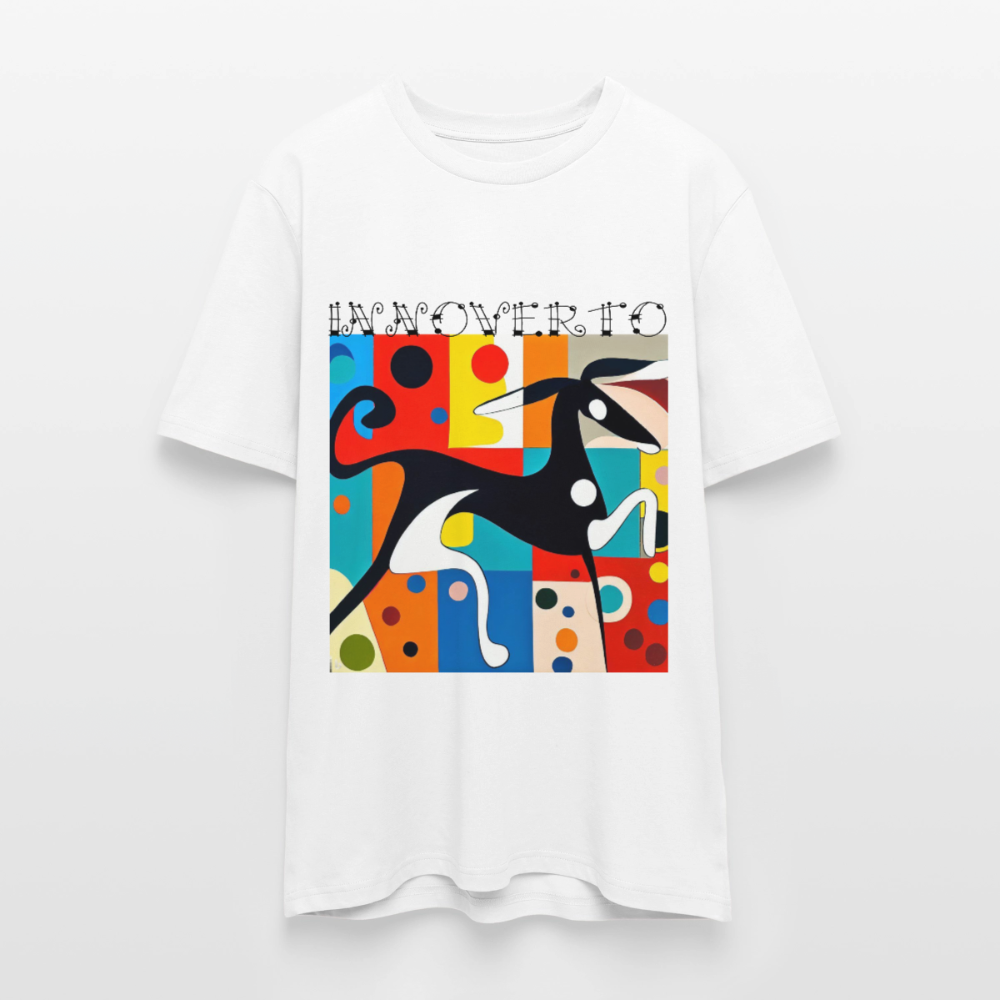 Lévrier graphique - Unisexe - blanc