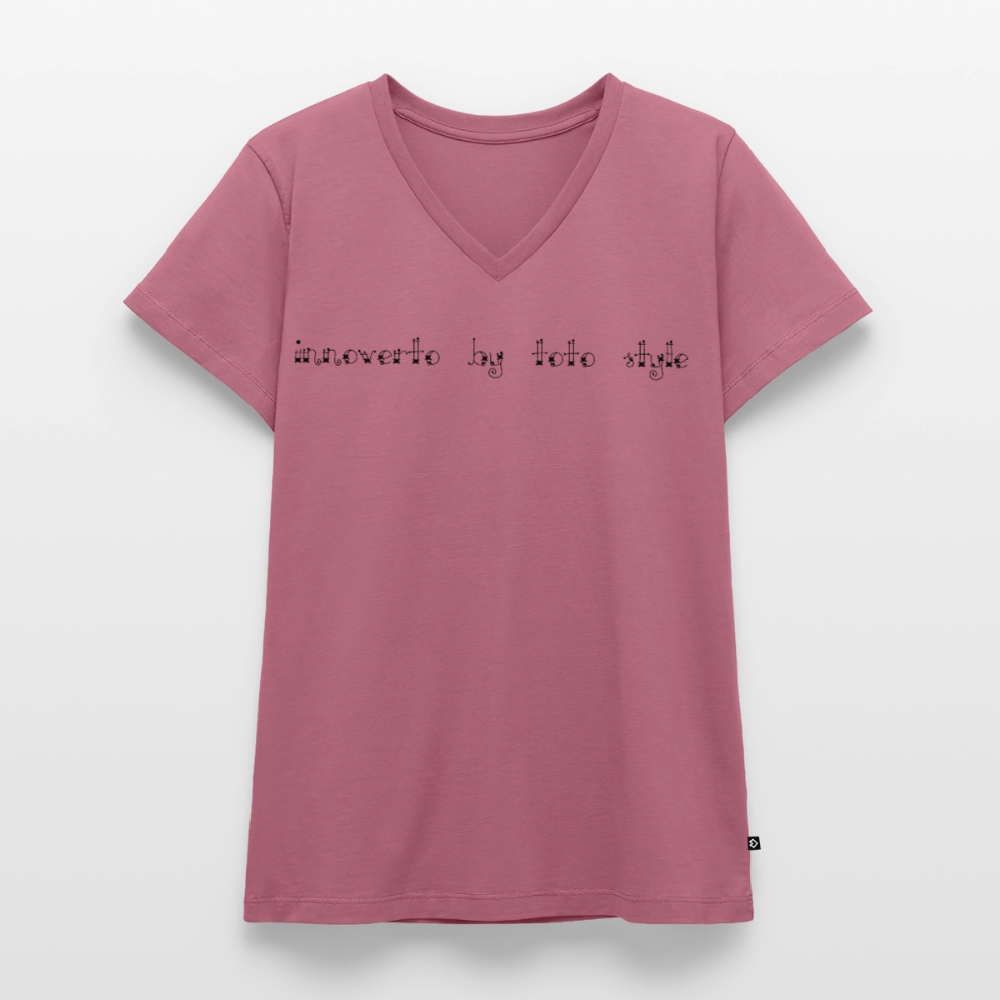 T-shirt bio col V Stanley & Stella Femme - mauve