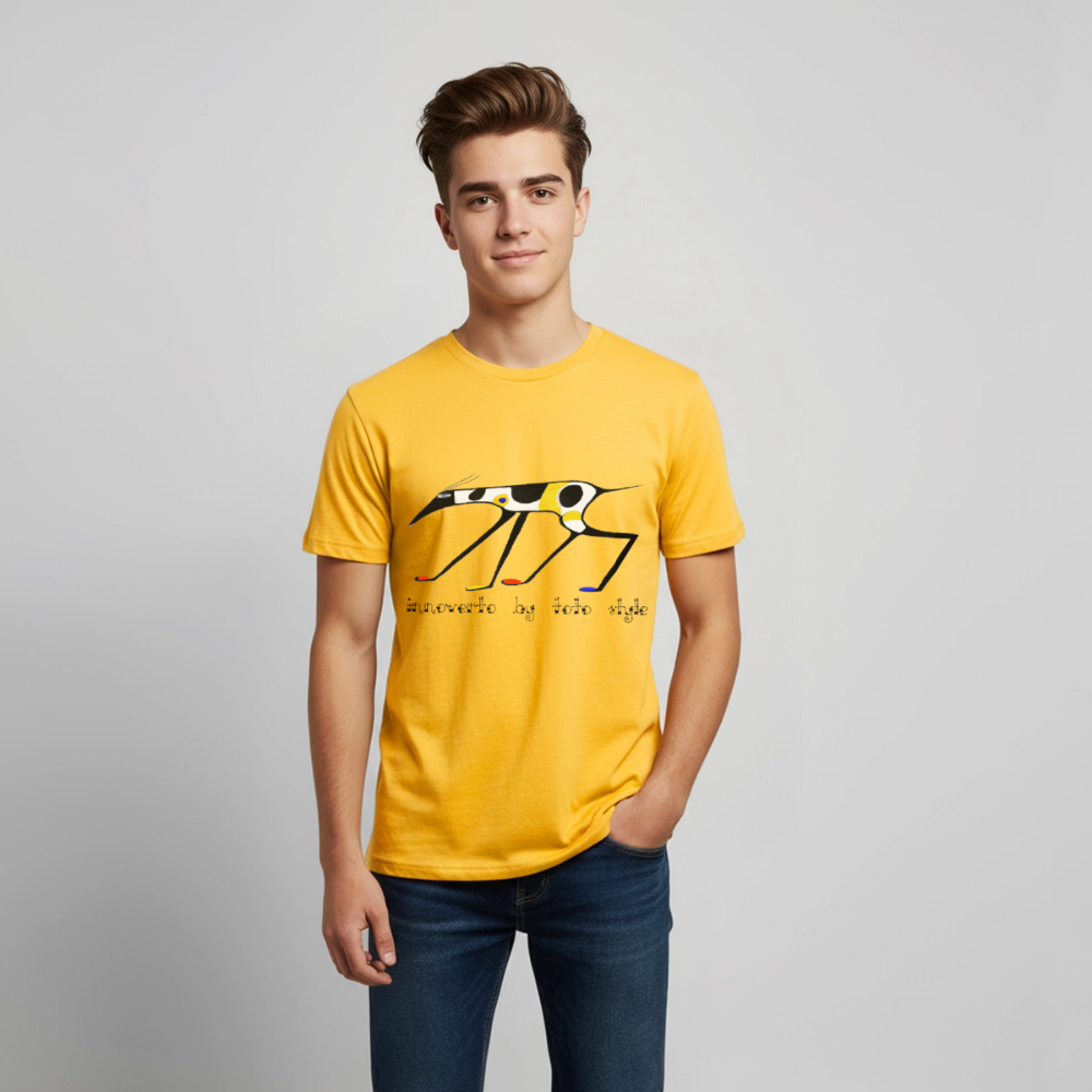 T-shirt Premium Ado - jaune