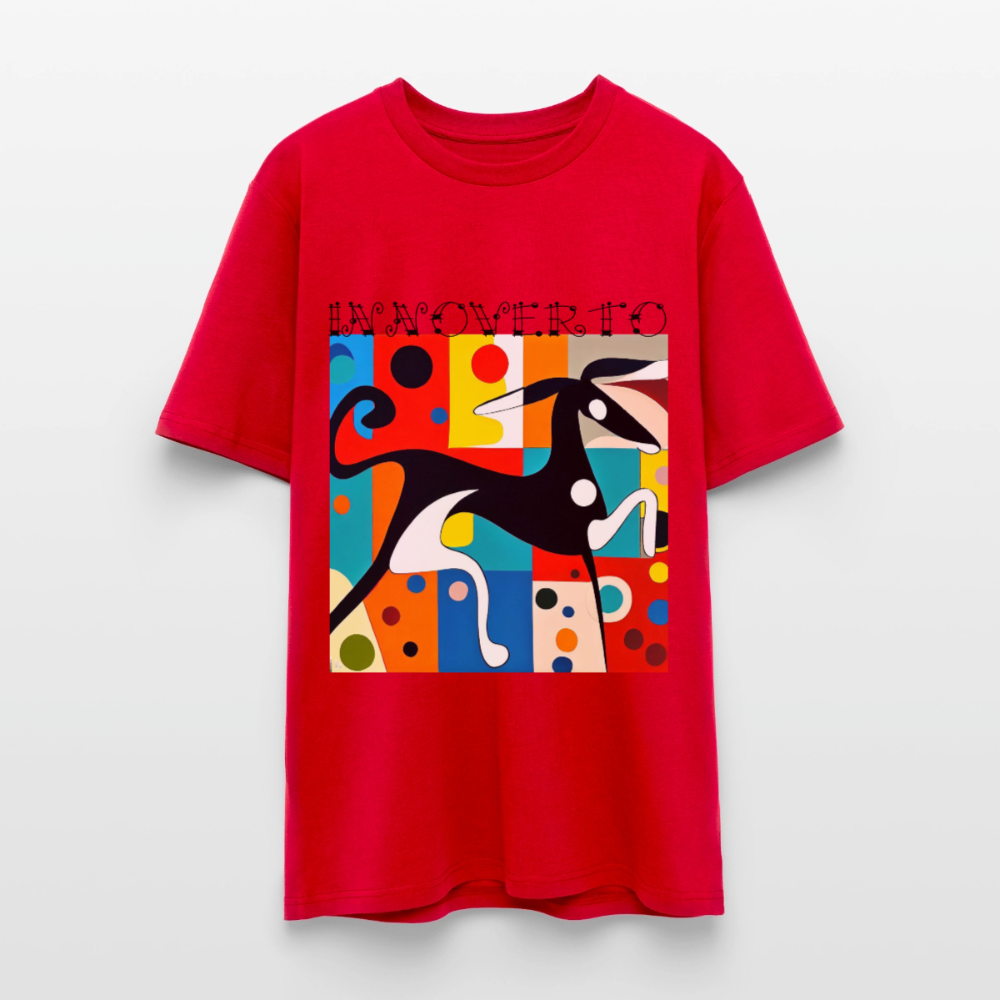 Lévrier graphique - Unisexe - rouge