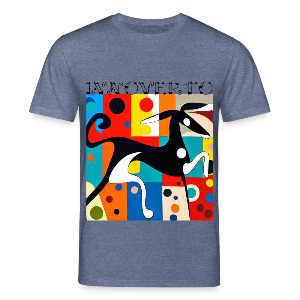 Lévrier graphique - Unisexe - bleu foncé chiné