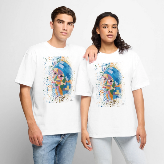 T-shirt Premium bio oversize Unisexe - blanc