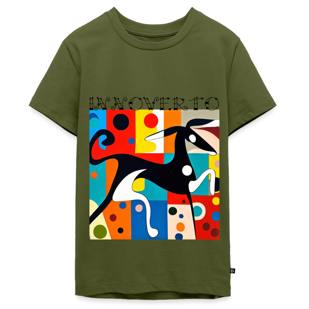 T-shirt Premium Ado - kaki