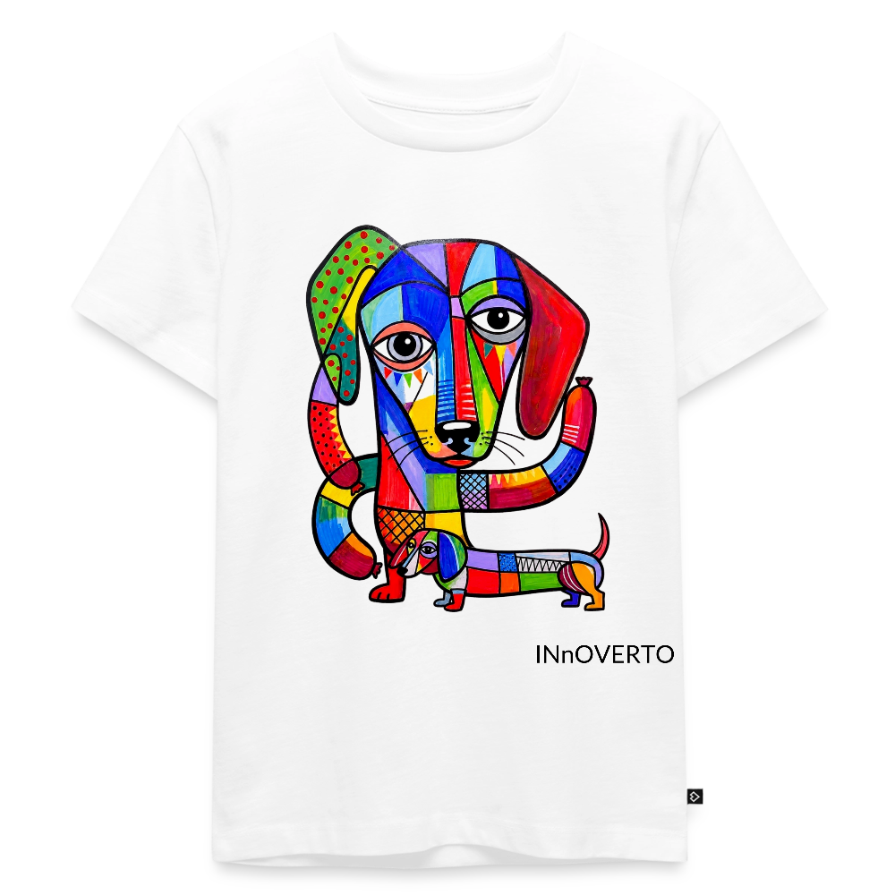 Teckel - Toto - Enfant - blanc