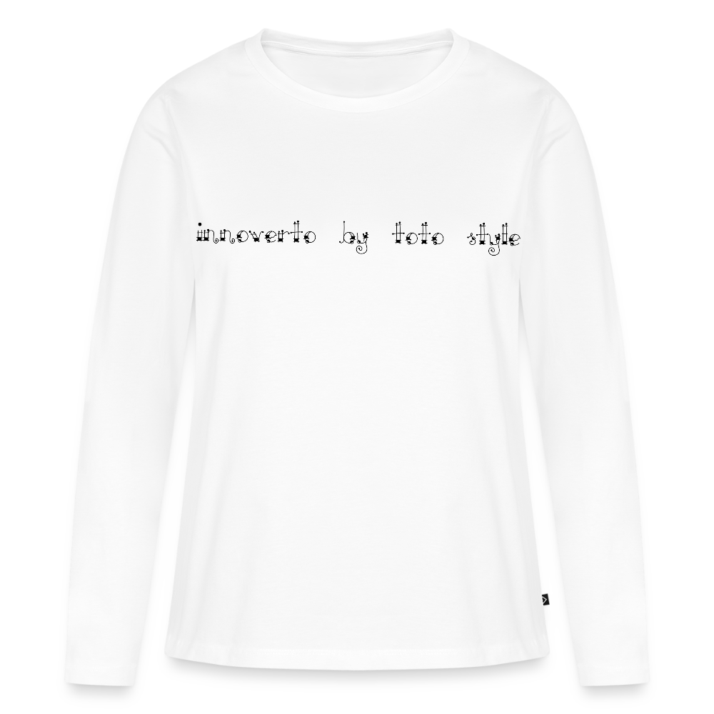 T-shirt manches longues Premium Femme - blanc