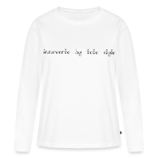 T-shirt manches longues Premium Femme - blanc