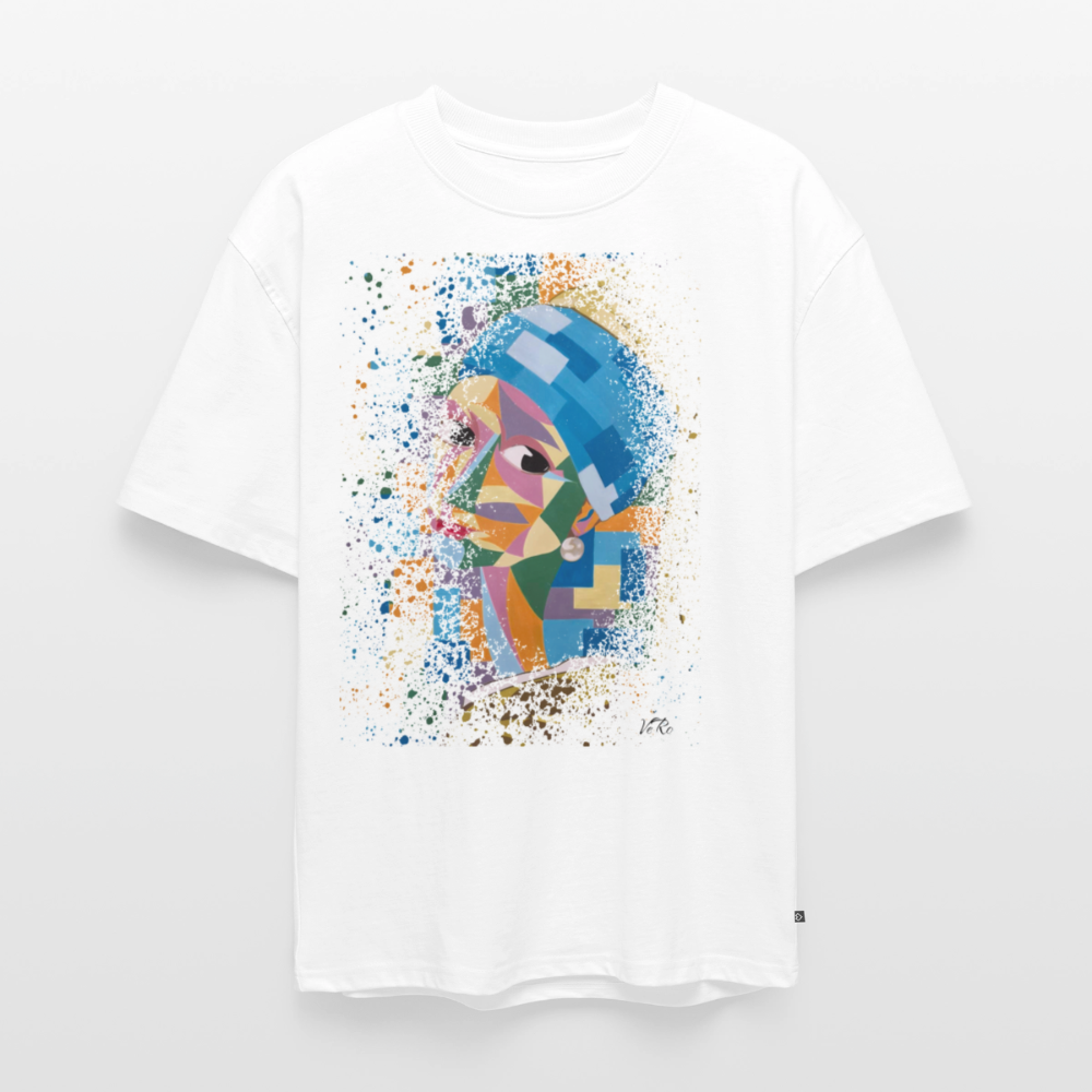 T-shirt Premium bio oversize Unisexe - blanc