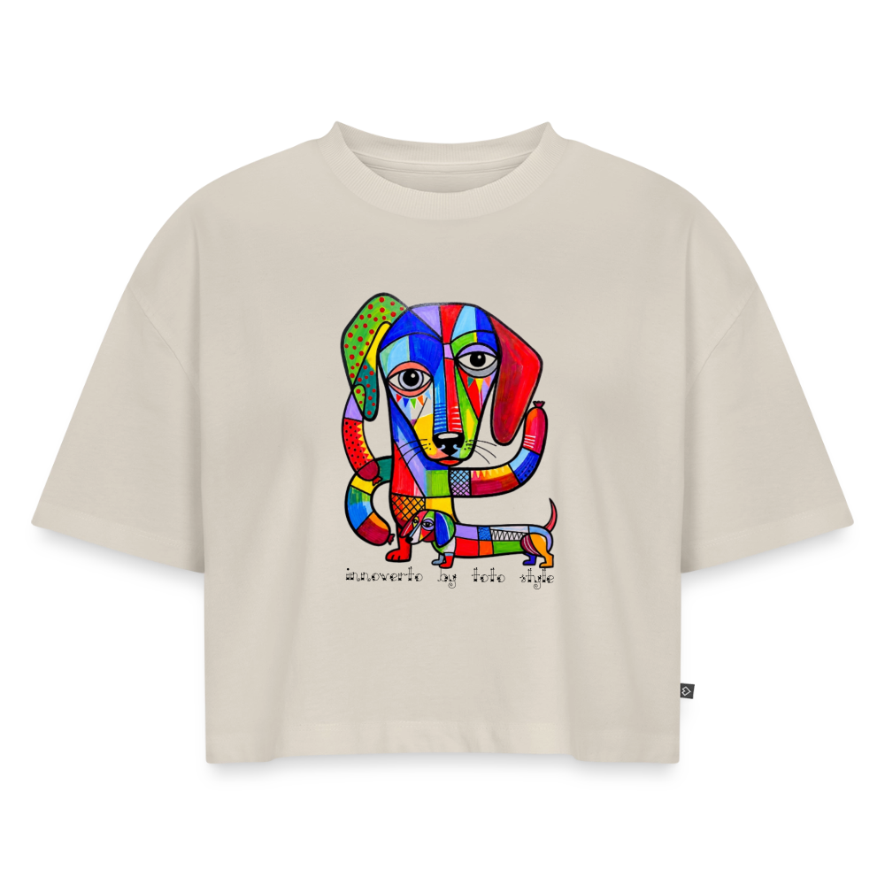 Teckel by Teckel - Crop top Oversize - beige